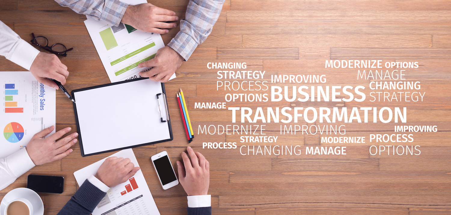 Business Transformation: leaderhip change the culture with people change and and process improvement